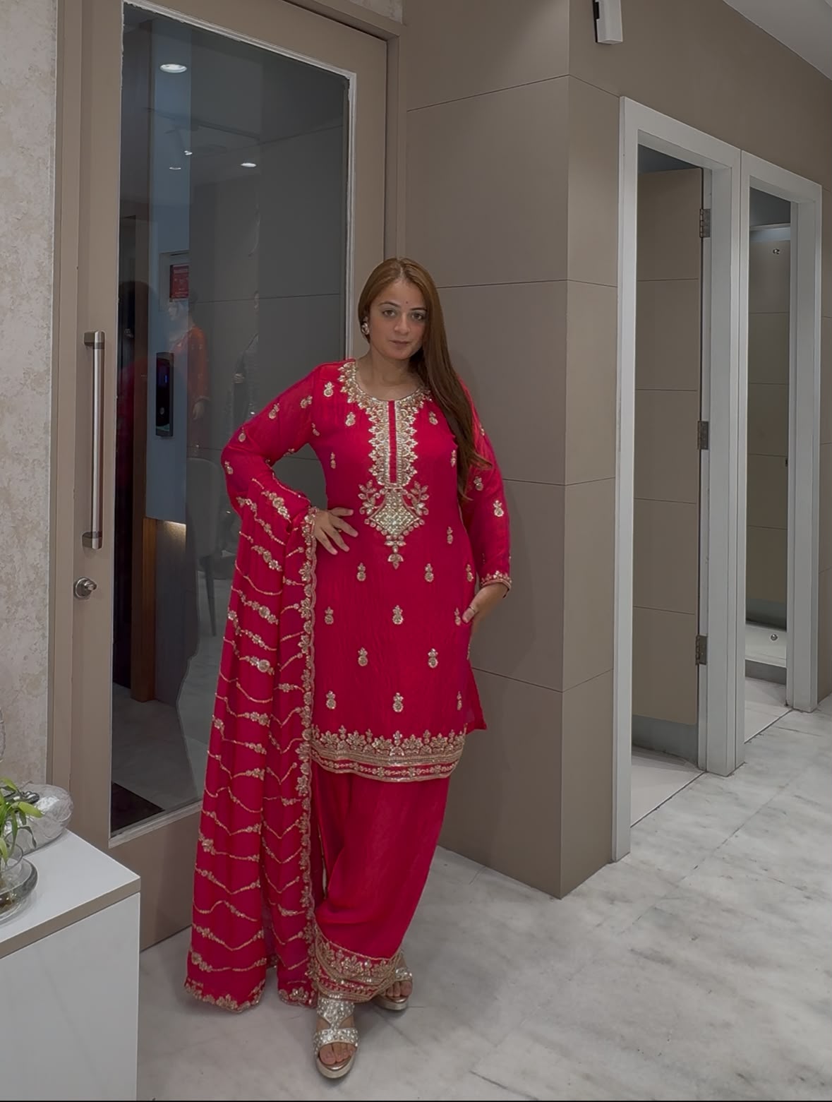 Rani Pink Farshi Salwar
