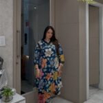 FLORAL BLUE CORDSET