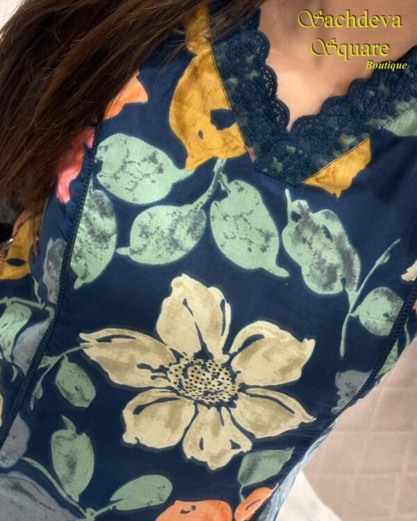 FLORAL BLUE CORDSET