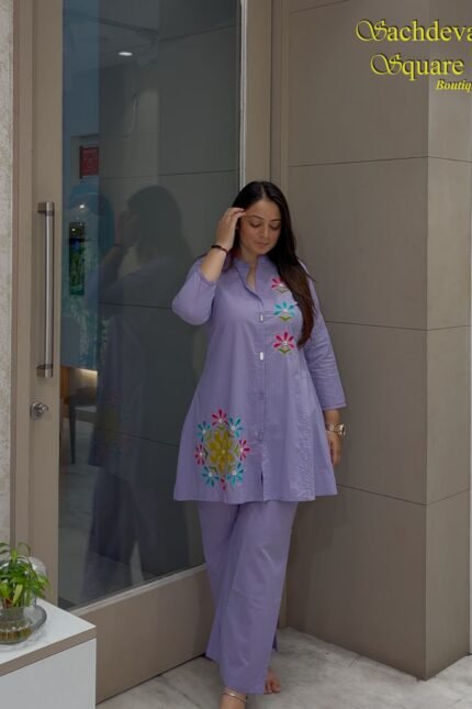 LILAC TRENDY CORDSET SUMMER