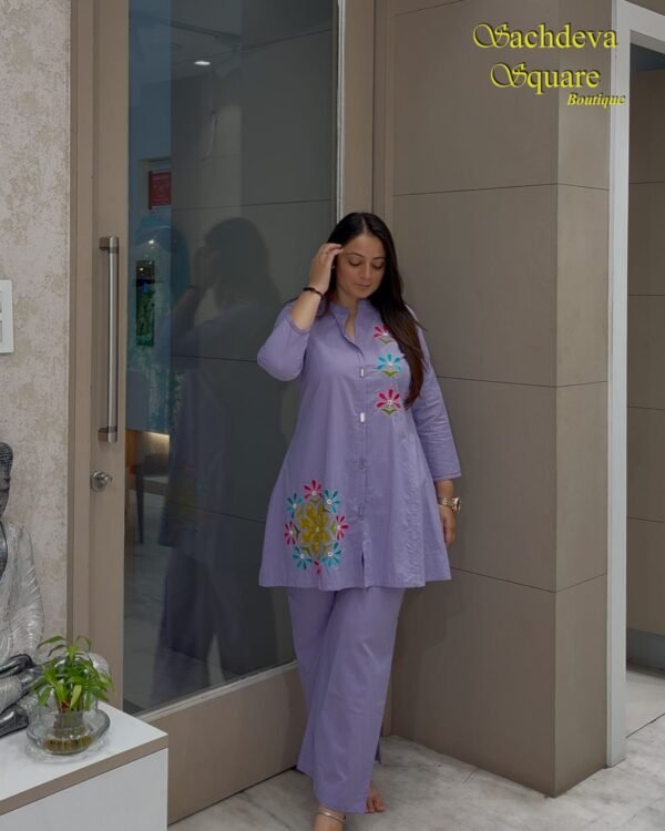 LILAC TRENDY CORDSET SUMMER