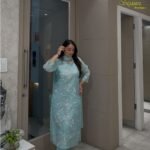 ICE BLUE WHITISH SUIT