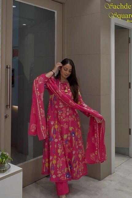 PINK FROCK STYLE SUIT