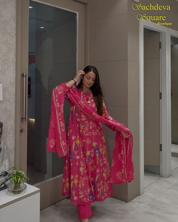 PINK FROCK STYLE SUIT