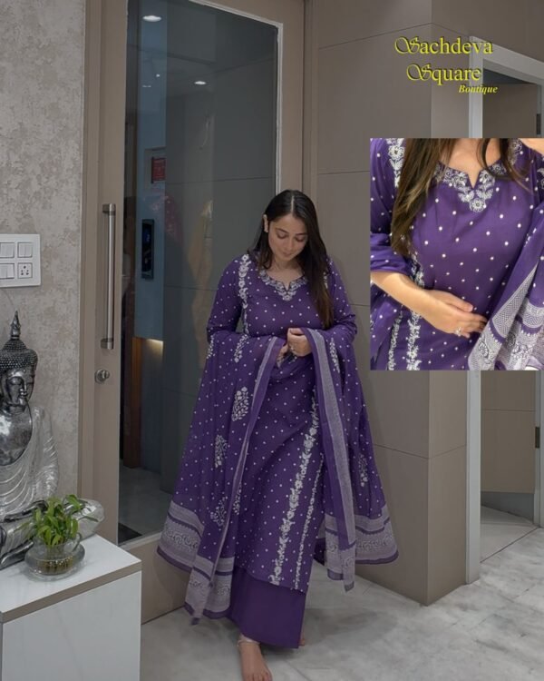 PURPLE SUIT SET [3 PIECE]