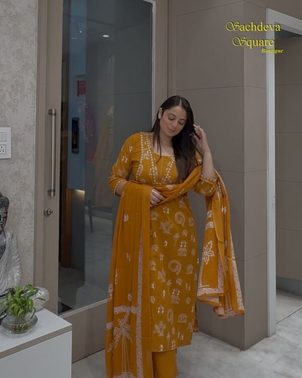 MUSTARD SUIT SET [3 PIECE]
